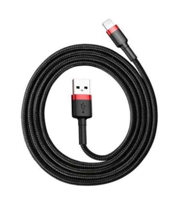 Baseus Cafule USB Lightning Cable 2,4A 0,5m (Red+Black)