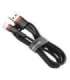 Baseus Cafule USB Lightning Cable 2,4A 0,5m (Red+Black)