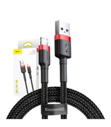 Baseus Cafule USB Lightning Cable 2,4A 0,5m (Red+Black)