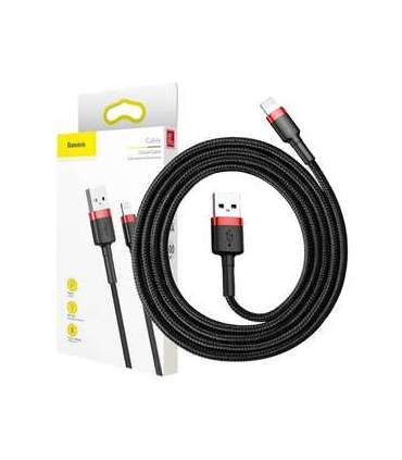Baseus Cafule USB Lightning Cable 2.4A 1m (Red+Black)