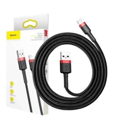 Baseus Cafule USB Lightning Cable 2.4A 1m (Red+Black)