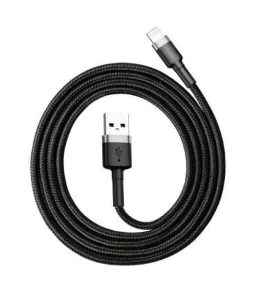 Baseus Cafule USB Lightning Cable 2.4A 0.5m (Gray+Black)