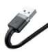 Baseus Cafule USB Lightning Cable 2,4A 1m (Gray+Black)