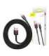 Baseus Cafule Cable USB Lightning 2A 3m (Black+Red)