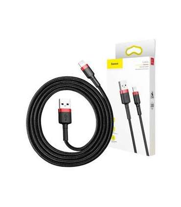 Baseus Cafule Cable USB Lightning 2A 3m (Black+Red)