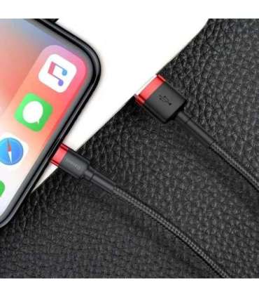Baseus Cafule Cable USB Lightning 2A 3m (Black+Red)