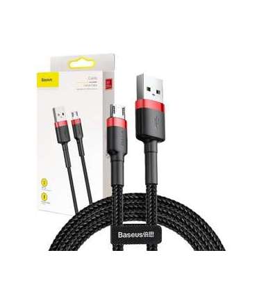 Baseus Cafule Micro USB Cable 2A 3m (Black+Red)