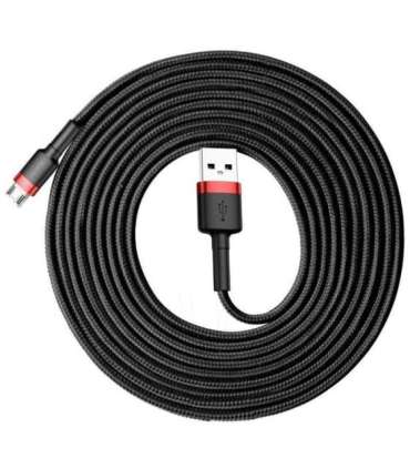 Baseus Cafule Micro USB Cable 2A 3m (Black+Red)