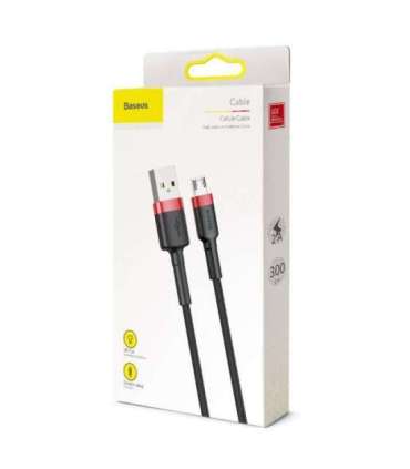 Baseus Cafule Micro USB Cable 2A 3m (Black+Red)