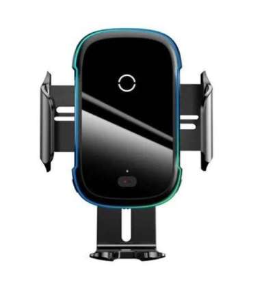 Baseus Light Electric Car Holder with Qi inductive charger (Black)