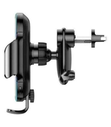 Baseus Light Electric Car Holder with Qi inductive charger (Black)
