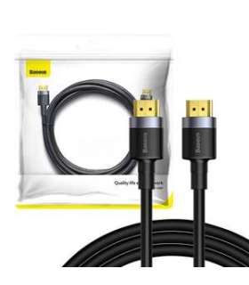 Baseus Cafule 4KHDMI Male To 4KHDMI Male Adapter Cable 2m Black