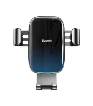 Baseus Glaze gravitational car holder for ventilation grid, aluminum (black)