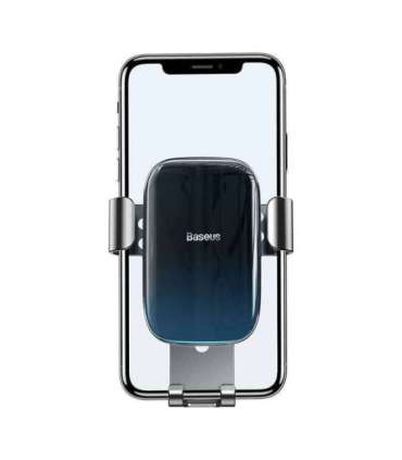 Baseus Glaze gravitational car holder for ventilation grid, aluminum (black)