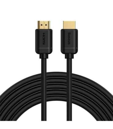 Baseus 2x HDMI 2.0 4K 60Hz Cable, 3D, HDR, 18Gbps, 5m (black)