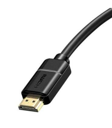 Baseus 2x HDMI 2.0 4K 60Hz Cable, 3D, HDR, 18Gbps, 5m (black)