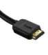Baseus 2x HDMI 2.0 4K 60Hz Cable, 3D, HDR, 18Gbps, 5m (black)