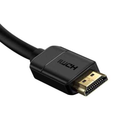 Baseus 2x HDMI 2.0 4K 60Hz Cable, 3D, HDR, 18Gbps, 5m (black)
