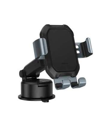Gravity car mount for Baseus Tank phone with suction cup (black)