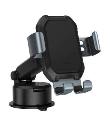 Gravity car mount for Baseus Tank phone with suction cup (black)