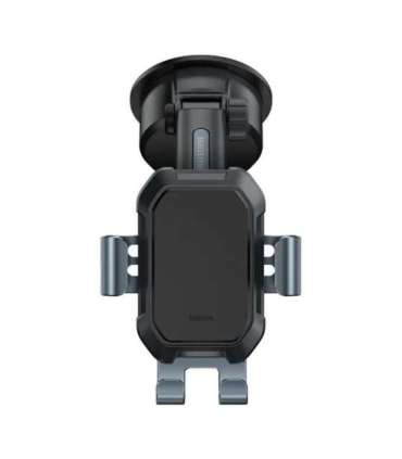 Gravity car mount for Baseus Tank phone with suction cup (black)