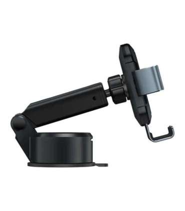 Gravity car mount for Baseus Tank phone with suction cup (black)