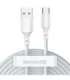 Baseus Simple Wisdom Data Cable Kit USB to Type-C 5A (2PCS/Set）1.5m White