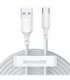 Baseus Simple Wisdom Data Cable Kit USB to Type-C 5A (2PCS/Set）1.5m White