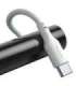 Baseus Simple Wisdom Data Cable Kit USB to Type-C 5A (2PCS/Set）1.5m White