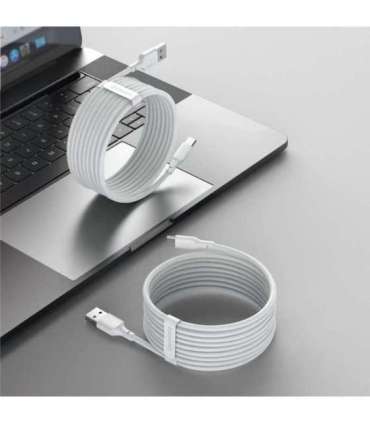 Baseus Simple Wisdom Data Cable Kit USB to Type-C 5A (2PCS/Set）1.5m White