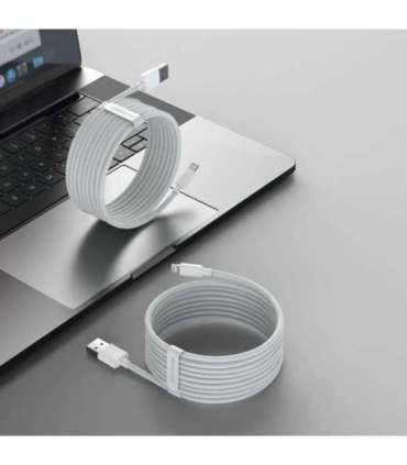 Baseus Simple Wisdom Data Cable Kit USB to Lightning 2.4A (2PCS/Set）1.5m White