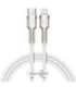 USB-C cable for Lightning Baseus Cafule, PD, 20W, 1m (white)