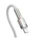 USB-C cable for Lightning Baseus Cafule, PD, 20W, 1m (white)