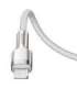 USB-C cable for Lightning Baseus Cafule, PD, 20W, 1m (white)