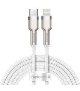USB-C cable for Lightning Baseus Cafule, PD, 20W, 2m (white)