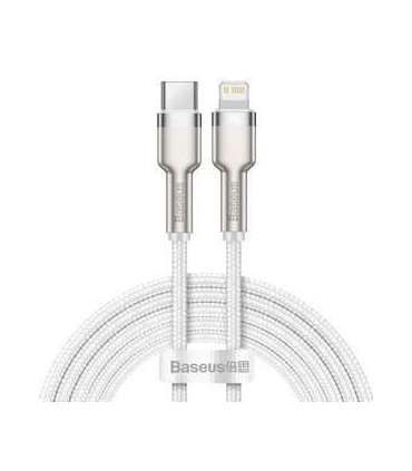 USB-C cable for Lightning Baseus Cafule, PD, 20W, 2m (white)
