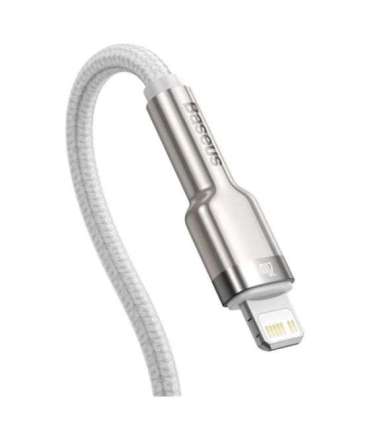 USB-C cable for Lightning Baseus Cafule, PD, 20W, 2m (white)