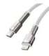 USB-C cable for Lightning Baseus Cafule, PD, 20W, 2m (white)