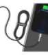 USB cable for Lightning Baseus Cafule, 2.4A, 1m (black)