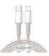 USB-C to Lightning Baseus High Density Braided Cable, 20W, PD, 2m (white)
