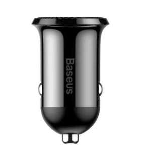 Ładowarka samochodowa Baseus Grain Pro 2x USB 4.8A (czarna)