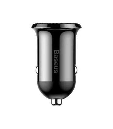 Ładowarka samochodowa Baseus Grain Pro 2x USB 4.8A (czarna)