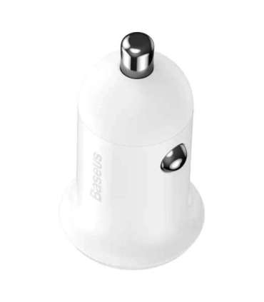 Baseus Grain Pro Car Charger 2x USB 4.8A (white)