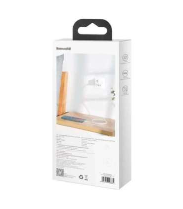 Baseus Simple Wisdom Data Cable Kit USB to Micro 2.1A (2PCS/Set) 1.5m White