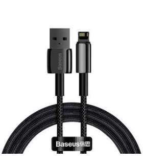 Baseus Tungsten Gold Cable USB to iP 2.4A 1m (black)