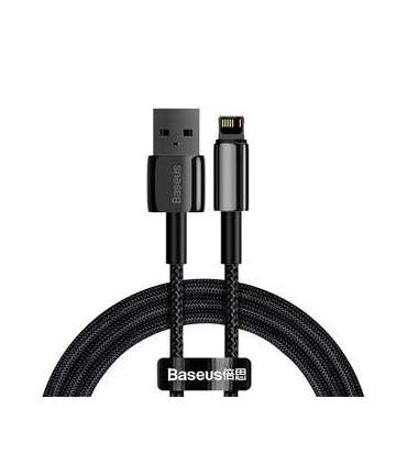 Baseus Tungsten Gold Cable USB to iP 2.4A 1m (black)