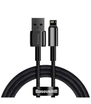 Baseus Tungsten Gold Cable USB to iP 2.4A 1m (black)