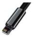 Baseus Tungsten Gold Cable USB to iP 2.4A 1m (black)