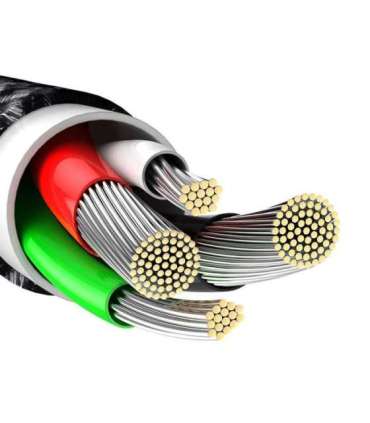 Baseus Tungsten Gold Cable USB to iP 2.4A 2m (black)