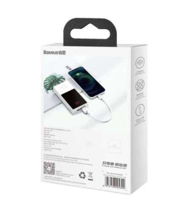 Baseus Superior Series Cable USB to Lightning, 2.4A, 0,25m (white)